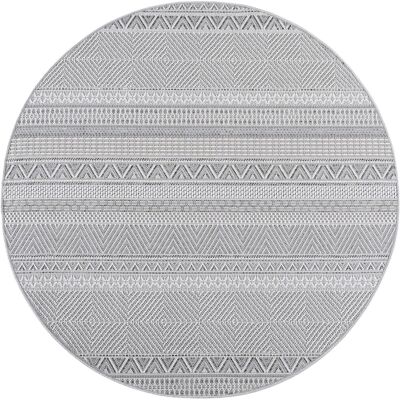Ayyildiz Outdoor-Teppich Desert 1303 Grau Ø 200 cm Ayyildiz Outdoor-Teppich Desert 1303 Grau Ø 200 cm