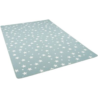 Snapstyle Kinder Spiel Teppich Sterne Mintgrün 200x200cm Snapstyle Kinder Spiel Teppich Sterne Mintgrün 200x200cm