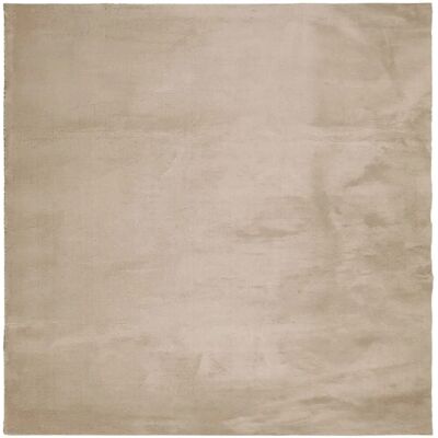 vidaXL Teppich HUARTE Kurzflor Weich und Waschbar Sandfarben 200x200cm 375061 vidaXL Teppich HUARTE Kurzflor Weich und Waschbar Sandfarben 200x200cm 375061