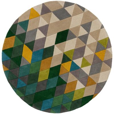 Flair Rugs Prism Wollteppich - Rund 160cm - Wohnzimmer & Esszimmer Flair Rugs Prism Wollteppich - Rund 160cm - Wohnzimmer & Esszimmer