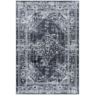 AYYILDIZ TEPPICHE Fiesta 4301 Vintage Teppich 120x170cm Schwarz AYYILDIZ TEPPICHE Fiesta 4301 Vintage Teppich 120x170cm Schwarz