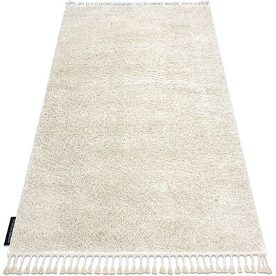 BERBER 9000 Teppich - Creme Geometrischer Shaggy BERBER 9000 Teppich - Creme Geometrischer Shaggy