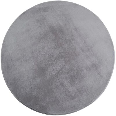 Ayyildiz Kurzflorteppich Joy 1400 Silber Ø 160 cm Ayyildiz Kurzflorteppich Joy 1400 Silber Ø 160 cm