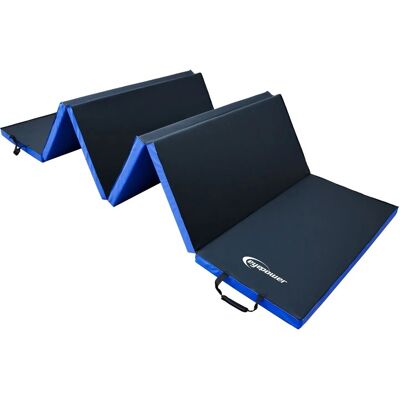 eyepower - Faltbare Gymnastikmatte - 300x100x5 cm - blau - Fitnessmatte eyepower - Faltbare Gymnastikmatte - 300x100x5 cm - blau - Fitnessmatte