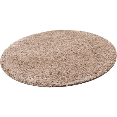 Snapstyle Luxus Hochflor Langflor Teppich Milano Rund Mauve 133x133cm Snapstyle Luxus Hochflor Langflor Teppich Milano Rund Mauve 133x133cm