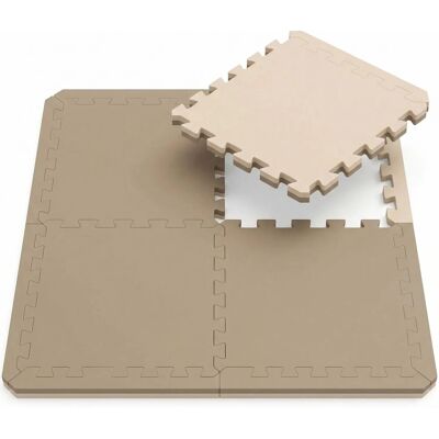 Eyepower - Fitnessmatte - 2,4 cm Dick - 1m² - Beige - Basis für Fitnessgeräte - Optische Mängel Eyepower - Fitnessmatte - 2,4 cm Dick - 1m² - Beige - Basis für Fitnessgeräte - Optische Mängel