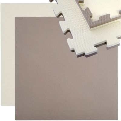 eyepower XL Trainingsmatte mit Rand 90 x 90 x 2,5 cm Beige eyepower XL Trainingsmatte mit Rand 90 x 90 x 2,5 cm Beige
