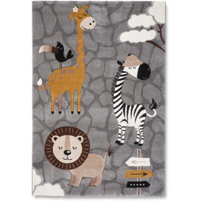 Mömax Kinderteppich Zoo 2 in Grau ca. 160x230cm Mömax Kinderteppich Zoo 2 in Grau ca. 160x230cm