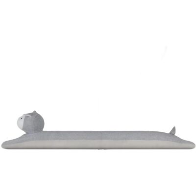 Bestlivings Zugluftstopper Tier 90 cm x 10 cm Hellgrau Katze Bestlivings Zugluftstopper Tier 90 cm x 10 cm Hellgrau Katze