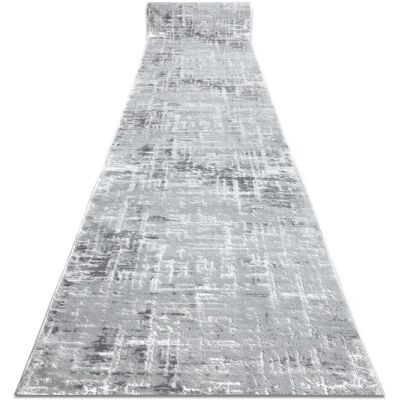 RugsX - Grauer / Weiß Läufer - Flur Teppich - Haltbar, Weich, Sicher RugsX - Grauer / Weiß Läufer - Flur Teppich - Haltbar, Weich, Sicher