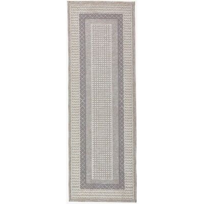 Flair Rugs Kurzflorteppich Modra Waschbar 78 cm x 300 cm Grau Flair Rugs Kurzflorteppich Modra Waschbar 78 cm x 300 cm Grau