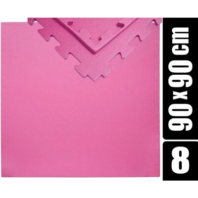 eyepower Trainingsmatte XL mit Rand 90 x 90 cm 8er Set Pink eyepower Trainingsmatte XL mit Rand 90 x 90 cm 8er Set Pink