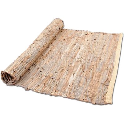 Bestlivings Flickenteppiche Leder 70 x 180 cm Beige Bestlivings Flickenteppiche Leder 70 x 180 cm Beige
