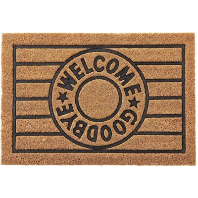 Mömax Fußmatte Welcome&Goodbye Schwarz/Beige ca. 40x60cm Mömax Fußmatte Welcome&Goodbye Schwarz/Beige ca. 40x60cm