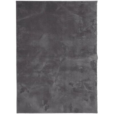 vidaXL Teppich HUARTE Kurzflor Weich und Waschbar Anthrazit 160x230 cm 375003 vidaXL Teppich HUARTE Kurzflor Weich und Waschbar Anthrazit 160x230 cm 375003