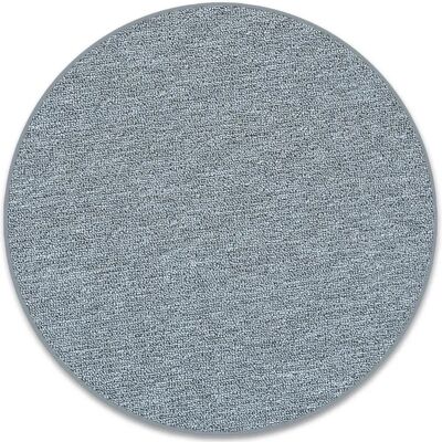 KARAT Teppich Rund London mit Flachem Schlingenflor Modern Hellgrau Ø 200 cm KARAT Teppich Rund London mit Flachem Schlingenflor Modern Hellgrau Ø 200 cm