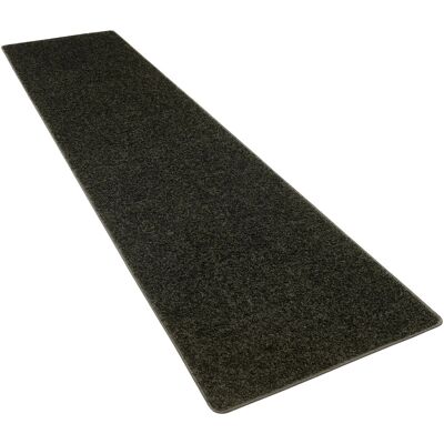 Snapstyle Hochflor Velours Teppich Läufer Mona Schwarz 80x160cm Snapstyle Hochflor Velours Teppich Läufer Mona Schwarz 80x160cm