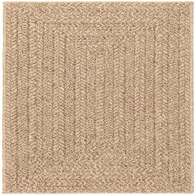 vidaXL Teppich ZIZUR 200x200 cm Jute-Optik Indoor und Outdoor 4006155 vidaXL Teppich ZIZUR 200x200 cm Jute-Optik Indoor und Outdoor 4006155
