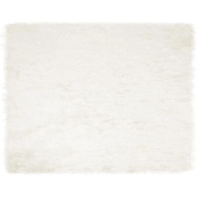 vidaXL Kunstschaffell Teppich Tafalla Weiß 200 x 280 cm Polyester 42021463 vidaXL Kunstschaffell Teppich Tafalla Weiß 200 x 280 cm Polyester 42021463