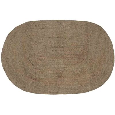 vidaXL Bereichsteppiche Oval Grau 152 x 245 cm Jute 42010640 vidaXL Bereichsteppiche Oval Grau 152 x 245 cm Jute 42010640