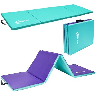 eyepower Turnmatte Klappbar 180 x 60 x 3 cm Mint eyepower Turnmatte Klappbar 180 x 60 x 3 cm Mint