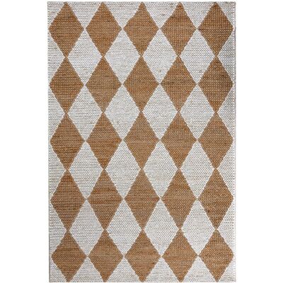 Flair Rugs Kurzflorteppich Effie Jute 120 cm x 170 cm Beige Flair Rugs Kurzflorteppich Effie Jute 120 cm x 170 cm Beige