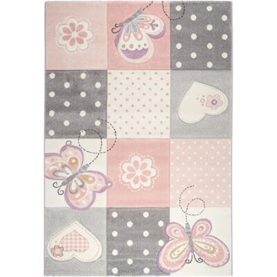 Mömax Kinderteppich Butterfly 2 in Rosa ca. 160x230cm Mömax Kinderteppich Butterfly 2 in Rosa ca. 160x230cm