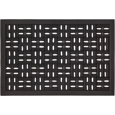 Mömax Fußmatte Karo in Schwarz ca. 40x60cm Mömax Fußmatte Karo in Schwarz ca. 40x60cm