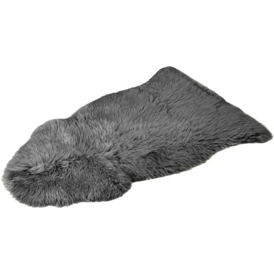 KARAT Schaffell Audrey Natürliches Premium Lammfell Individuell Einsetzbar Charcoal Grey KARAT Schaffell Audrey Natürliches Premium Lammfell Individuell Einsetzbar Charcoal Grey