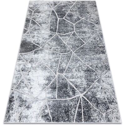 RugsX Modern MEFE Marmor Teppich - 120x170 cm - Grau RugsX Modern MEFE Marmor Teppich - 120x170 cm - Grau