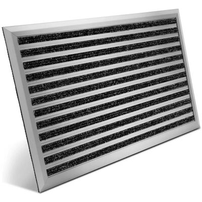 Bomoe - AluGant - Silber - 70x100 cm - Türmatte Bomoe - AluGant - Silber - 70x100 cm - Türmatte
