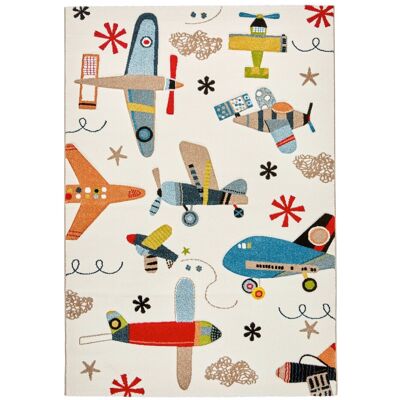 Mömax Kinderteppich Flugzeug in Bunt ca. 120x170cm Mömax Kinderteppich Flugzeug in Bunt ca. 120x170cm