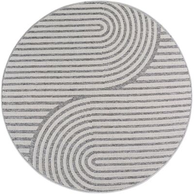 Ayyildiz Outdoor-Teppich Desert 1301 Grau Ø 160 cm Ayyildiz Outdoor-Teppich Desert 1301 Grau Ø 160 cm