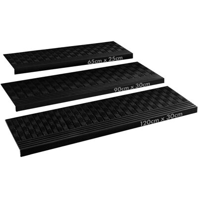 KARAT Stufenmatte aus Gummi Diamond Wetterfest Rutschhemmend 30 x 90 cm 5er-Set KARAT Stufenmatte aus Gummi Diamond Wetterfest Rutschhemmend 30 x 90 cm 5er-Set