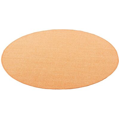 Snapstyle Sisal Natur Teppich Rund Orange 133x133cm Snapstyle Sisal Natur Teppich Rund Orange 133x133cm