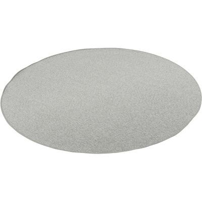 Snapstyle Bentzon Natur Flachgewebe Teppich Silber 100cm Rund Snapstyle Bentzon Natur Flachgewebe Teppich Silber 100cm Rund