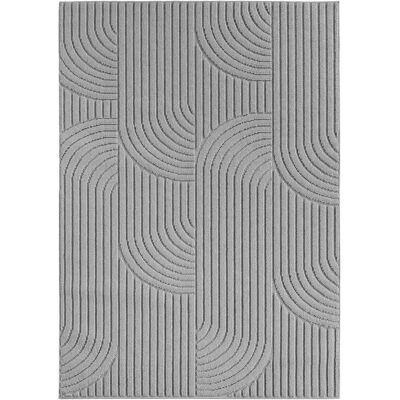 Ayyildiz Flachgewebeteppich Helix 2201 Silber 60 cm x 110 cm Ayyildiz Flachgewebeteppich Helix 2201 Silber 60 cm x 110 cm