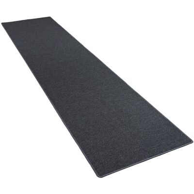 Snapstyle Läufer Teppich Bentzon Flachgewebe Anthrazit 80x400cm Snapstyle Läufer Teppich Bentzon Flachgewebe Anthrazit 80x400cm