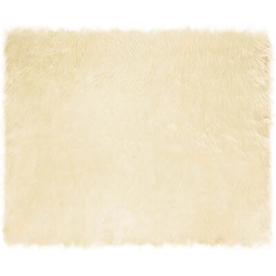 vidaXL Kunstschaffell Teppich Tafalla Creme 200 x 280 cm Polyester 42021507 vidaXL Kunstschaffell Teppich Tafalla Creme 200 x 280 cm Polyester 42021507