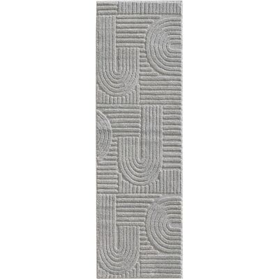 AYYILDIZ TEPPICHE ART 1121 - Silber - 80x250 cm - Polypropylen - Teppich AYYILDIZ TEPPICHE ART 1121 - Silber - 80x250 cm - Polypropylen - Teppich