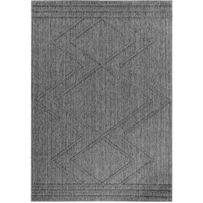 Ayyildiz Patara Zickzack Outdoor-Teppich 80x150cm grau Ayyildiz Patara Zickzack Outdoor-Teppich 80x150cm grau