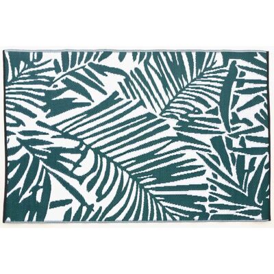 Jet-Line Outdoorteppich Lorena Waldgrün Blattmuster 120 x 180 cm Jet-Line Outdoorteppich Lorena Waldgrün Blattmuster 120 x 180 cm