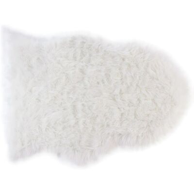 Vente-unique Wohnzimmerteppich Sheep Weiß 90 cm Vente-unique Wohnzimmerteppich Sheep Weiß 90 cm