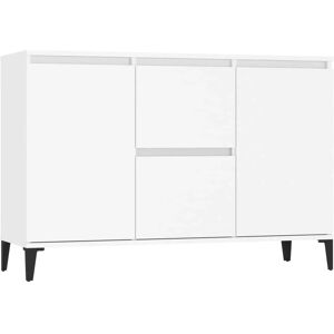 vidaXL Sideboard Weiß 102x35x70 cm Holzwerkstoff 806112 vidaXL Sideboard Weiß 102x35x70 cm Holzwerkstoff 806112
