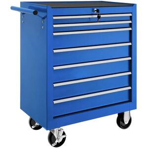 Tectake Werkzeugwagen 7 Kugelgelagerte Schubladen Mit Antirutschmatten Belastbarkeit 150 kg 69 x 33 x 79 cm Blau Tectake Werkzeugwagen 7 Kugelgelagerte Schubladen Mit Antirutschmatten Belastbarkeit 150 kg 69 x 33 x 79 cm Blau