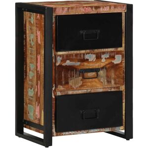 vidaXL Schubladenschrank Mehrfarbig 50x35x70 cm Massivholz Altholz 4013584 vidaXL Schubladenschrank Mehrfarbig 50x35x70 cm Massivholz Altholz 4013584