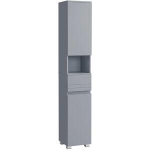 Vasagle Badezimmerschrank 30 cm x 30 cm x 170 cm Grau Vasagle Badezimmerschrank 30 cm x 30 cm x 170 cm Grau