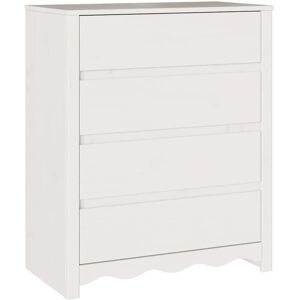 vidaXL Muschelweiß Holzwerkstoff Groß Kommode Rechteckig - Kommode vidaXL Muschelweiß Holzwerkstoff Groß Kommode Rechteckig - Kommode