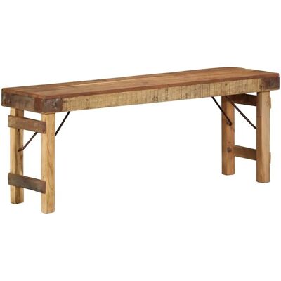 vidaXL Rustik Bank aus recyceltem Holz 110x35x46 cm vidaXL Rustik Bank aus recyceltem Holz 110x35x46 cm