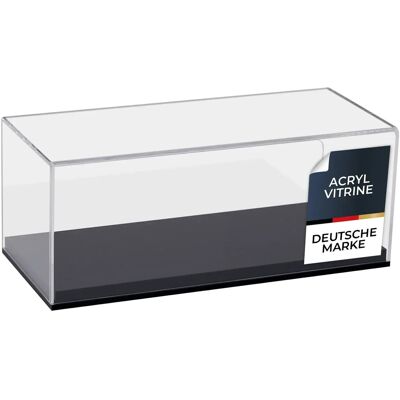HMF 46802 Acryl Vitrine Schaukasten für Modellautos Figuren 27 x 12 x 11 cm Transparent HMF 46802 Acryl Vitrine Schaukasten für Modellautos Figuren 27 x 12 x 11 cm Transparent